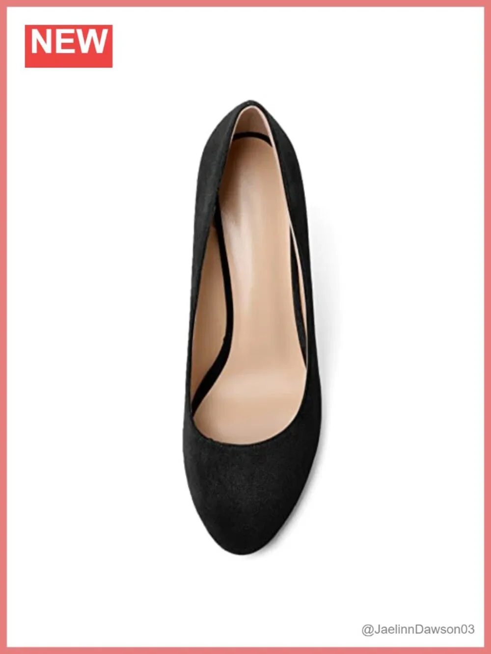 Women's Suede Wedge Pumps Slip On 3.5 Inch Heels for Work Party Wedding